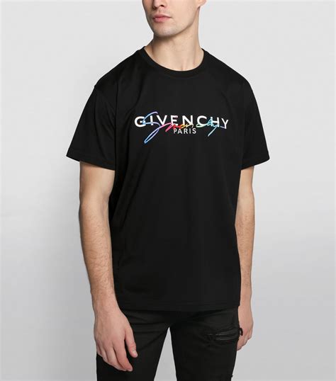 givenchy paris t shirt with rainbow|givenchy long sleeve t shirt.